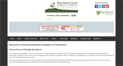 Desktop Screenshot of hartlandchamber.org